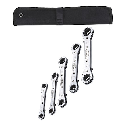 Box End Wrench Set, Fll Plsh, Stndrd, Metrc MPN:54DG39
