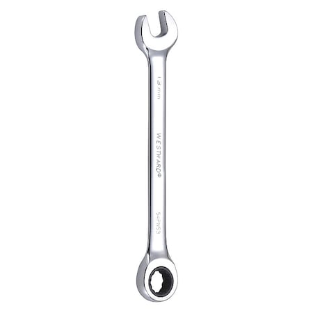 Ratcheting Combination Wrench, Metric, 7 in Length, 13 mm Head, 12 Points MPN:54PN53