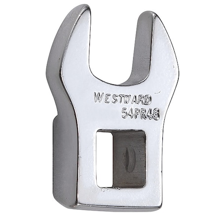 Crowfoot Socket Wrench, 12mm Socket, Crwft Wrnch, Stl, DrvSz 3/8