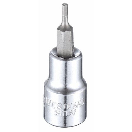 3/8 in Drive Hex Socket Bit SAE 3/32 in Tip, 1 3/4 in L MPN:54TL67