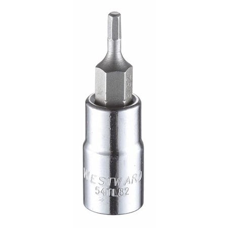 1/4 in Drive Hex Socket Bit SAE 3/32 in Tip, 1 1/2 in L MPN:54TL82