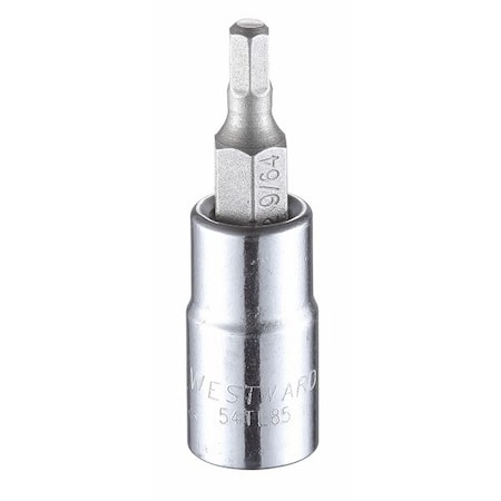 1/4 in Drive Hex Socket Bit SAE 9/64 in Tip, 1 1/2 in L MPN:54TL85
