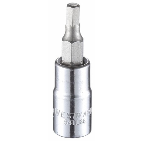 1/4 in Drive Hex Socket Bit SAE 5/32 in Tip, 1 1/2 in L MPN:54TL86