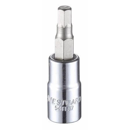 1/4 in Drive Hex Socket Bit SAE 3/16 in Tip, 1 1/2 in L MPN:54TL87