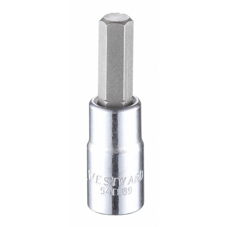 1/4 in Drive Hex Socket Bit SAE 1/4 in Tip, 1 1/2 in L MPN:54TL89