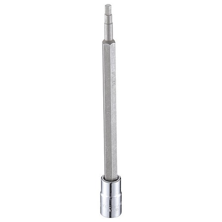 1/4 in Drive Hex Socket Bit SAE 1/8 in Tip, 4 3/4 in L MPN:54TL95