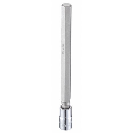 1/4 in Drive Hex Socket Bit SAE 5/16 in Tip, 4 3/4 in L MPN:54TM02