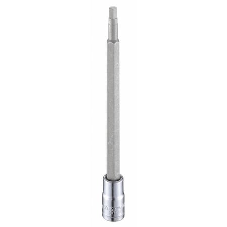 1/4 in Drive Hex Socket Bit Metric 4 mm Tip, 4 3/4 in L MPN:54TM20