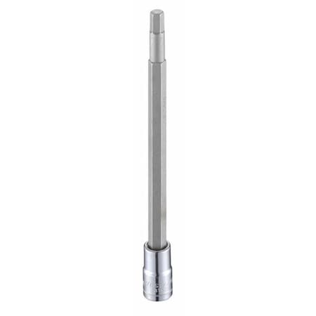 1/4 in Drive Hex Socket Bit Metric 5 mm Tip, 4 3/4 in L MPN:54TM22
