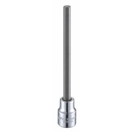3/8 in Drive Hex Socket Bit SAE 1/4 in Tip, 4 13/16 in L MPN:54TM30