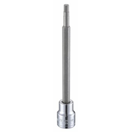 3/8 in Drive Hex Socket Bit Metric 4 mm Tip, 4 13/16 in L MPN:54TM35