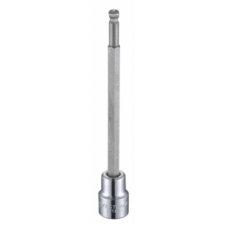 3/8 in Drive Ball Hex Socket Bit SAE 7/32 in Tip, 4 3/4 in L MPN:54TM53