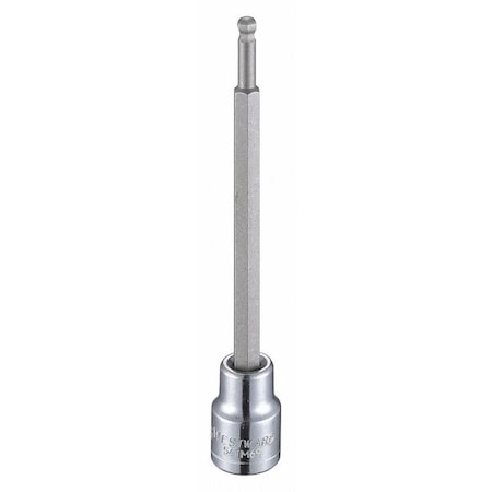 3/8 in Drive Ball Hex Socket Bit Metric 5 mm Tip, 4 13/16 in L MPN:54TM69