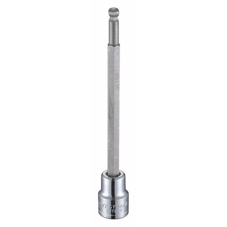 3/8 in Drive Ball Hex Socket Bit Metric 6 mm Tip, 4 13/16 in L MPN:54TM70