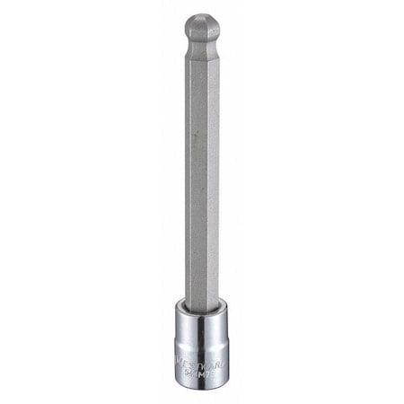 3/8 in Drive Ball Hex Socket Bit Metric 9 mm Tip, 4 13/16 in L MPN:54TM73