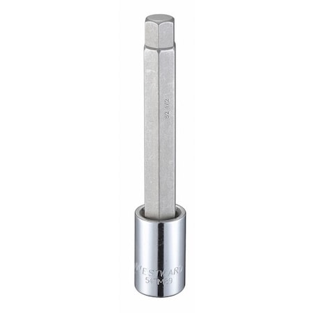 1/2 in Drive Hex Socket Bit SAE 1/2 in Tip, 5 1/4 in L MPN:54TM89