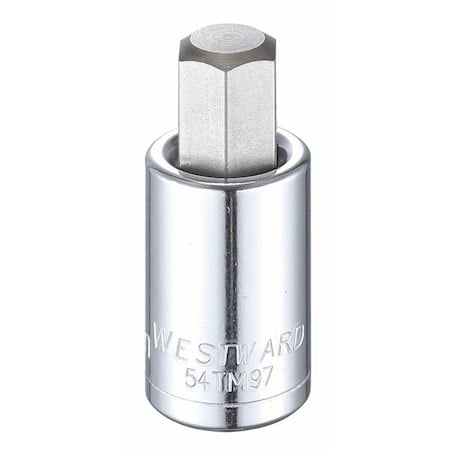 1/2 in Drive Hex Socket Bit Metric 14 mm Tip, 2 1/4 in L MPN:54TM97