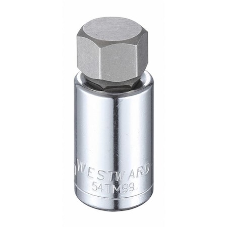 1/2 in Drive Hex Socket Bit Metric 19 mm Tip, 2 1/4 in L MPN:54TM99