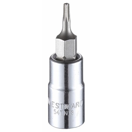1/4 in Drive Tamper Resistant Torx® Socket Bit SAE T8 Tip, 1 1/2 in L MPN:54TN18