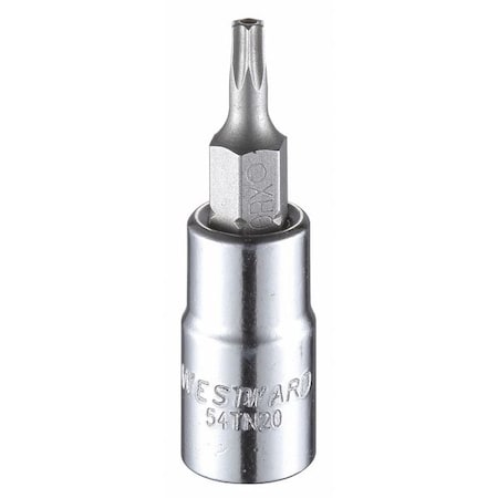 1/4 in Drive Tamper Resistant Torx® Socket Bit SAE T15 Tip, 1 1/2 in L MPN:54TN20