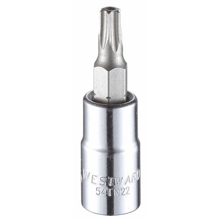 1/4 in Drive Tamper Resistant Torx® Socket Bit SAE T25 Tip, 1 1/2 in L MPN:54TN22