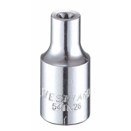 1/4 in Drive Torx® Socket SAE E-4 Tip, 1 7/8 in L MPN:54TN26