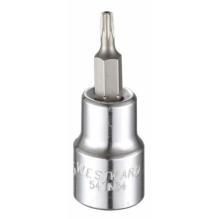 3/8 in Drive Tamper Resistant Torx® Socket Bit Torx® T15 Tip, 1 7/32 in L MPN:54TN34