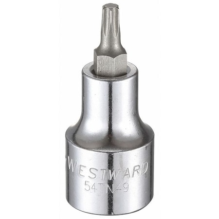1/2 in Drive Torx® Socket Bit SAE T27 Tip, 2 1/4 in L MPN:54TN49