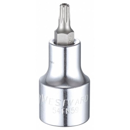 1/2 in Drive Tamper Resistant Torx® Socket Bit SAE T27 Tip, 2 1/4 in L MPN:54TN59