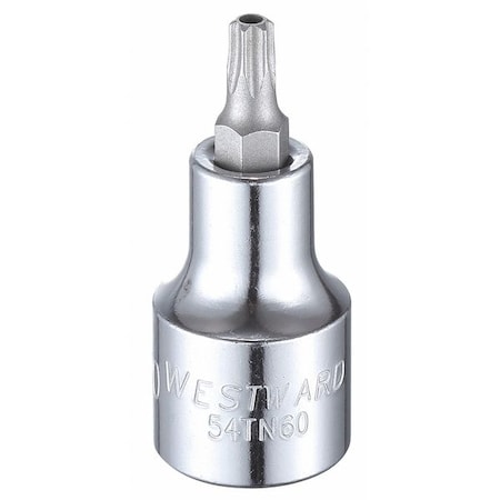 1/2 in Drive Tamper Resistant Torx® Socket Bit SAE T30 Tip, 2 1/4 in L MPN:54TN60