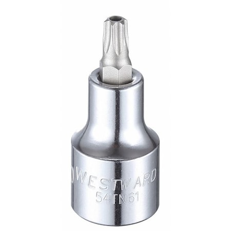 1/2 in Drive Tamper Resistant Torx® Socket Bit SAE T40 Tip, 2 1/4 in L MPN:54TN61