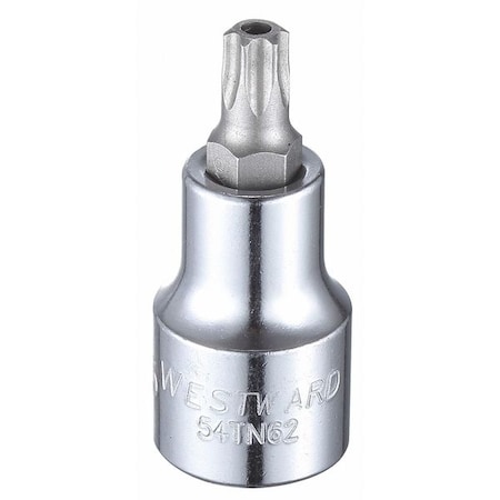 1/2 in Drive Tamper Resistant Torx® Socket Bit SAE T45 Tip, 2 1/4 in L MPN:54TN62