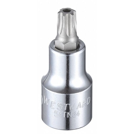 1/2 in Drive Tamper Resistant Torx® Socket Bit SAE T50 Tip, 2 1/4 in L MPN:54TN64
