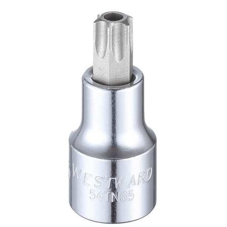 1/2 in Drive Tamper Resistant Torx® Socket Bit SAE T55 Tip, 2 1/2 in L MPN:54TN65