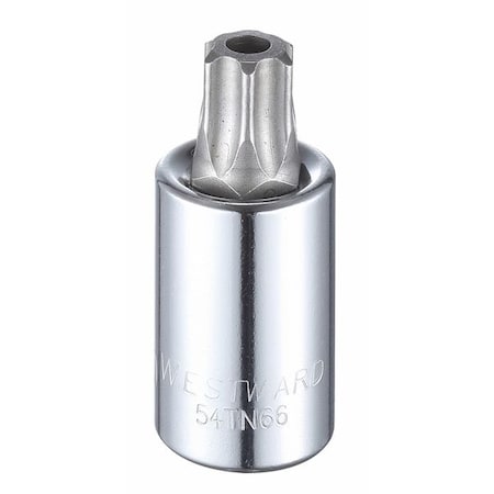 1/2 in Drive Tamper Resistant Torx® Socket Bit SAE T60 Tip, 2 1/2 in L MPN:54TN66
