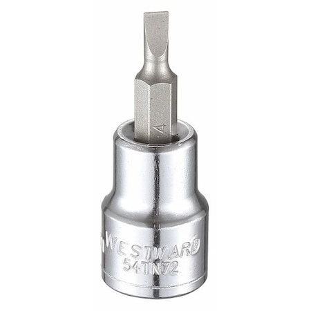 3/8 in Drive Slotted Socket Bit Metric 4 mm Tip, 1 3/4 in L MPN:54TN72