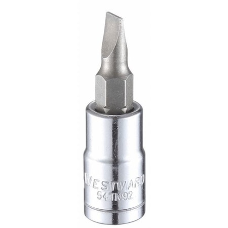 1/4 in Drive Slotted Socket Bit Metric 5 mm Tip, 1 1/2 in L MPN:54TN92