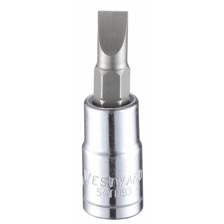 1/4 in Drive Slotted Socket Bit Metric 6 mm Tip, 1 1/2 in L MPN:54TN93