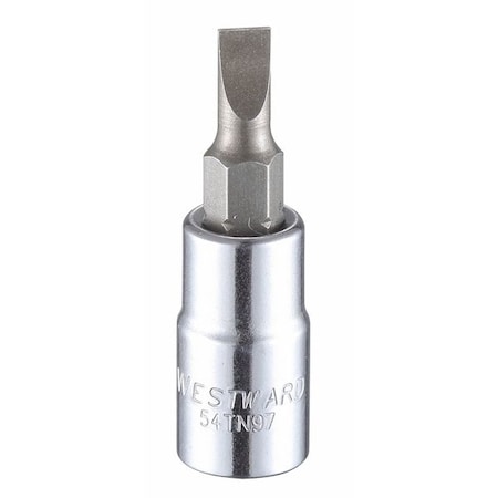 1/4 in Drive Slotted Socket Bit SAE 3/16 in Tip, 1 1/2 in L MPN:54TN97