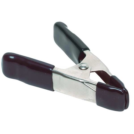 Spring Clamp, Overall Length 4 in, Max. Jaw Opening 1 in, Steel MPN:5A317