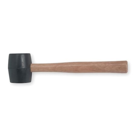 Mallet, Rubber, 13 Oz, Wood MPN:5MX41