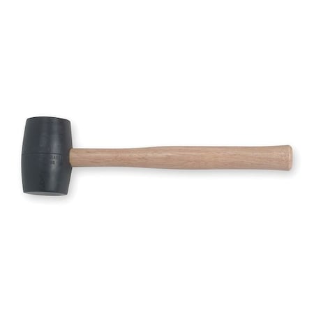 Rubber Mallet, 24oz Weight, Hickory Handle MPN:5MX42