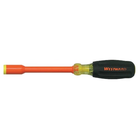Nut Driver, 3/16 in., Hollow, Ins, 5 in. MPN:5UFX7