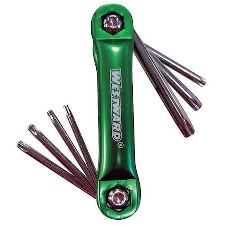 8 Piece Torx? Fold-Up Torx? Key Set, 5YUU7 MPN:5YUU7