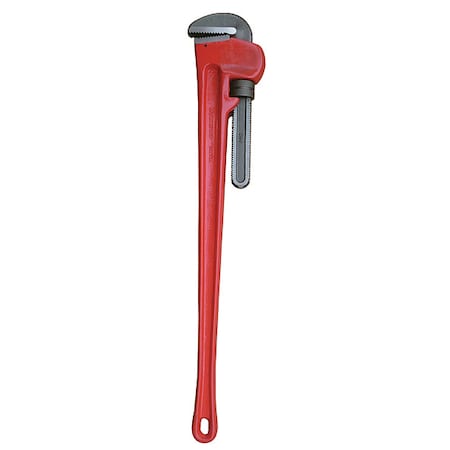 48 in L 6 in Cap. Cast Iron Straight Pipe Wrench MPN:6ATY2
