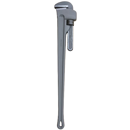 48 in L 6 in Cap. Aluminum Straight Pipe Wrench MPN:6ATY3