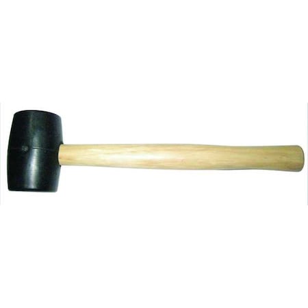 Rubber Mallet, Hickory, 16 Oz MPN:6DWL0