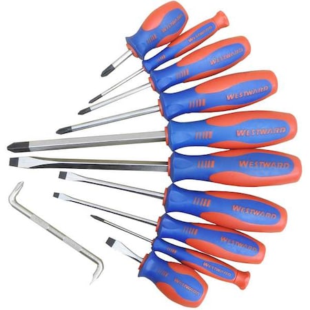 Screwdriver Set, SAE, 11 pcs MPN:785EH6