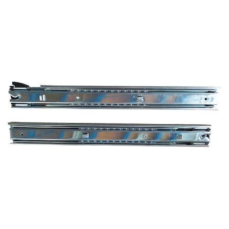 Ball Bearing Drawer Slide, 99 lb.Load Capacity, 16 in L Closed, 2 Slides MPN:GGS_56589
