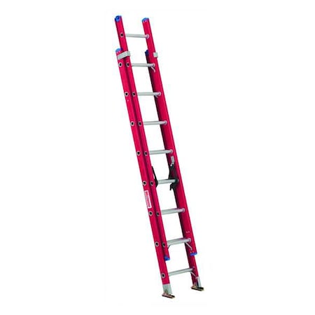 16 ft Fiberglass Extension Ladder, 300 lb Load Capacity MPN:44YY67